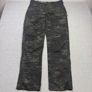 VIKTOS Contractor MC Camouflage Cargo Pants Mens 34x34 Green Nylon Cotton